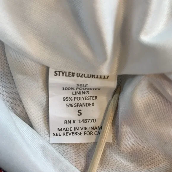 Jessica Simpson Floral Summer Dress Small Stretch Bodice Tiered Skirt Ruffle Hem - Picture 5 of 10